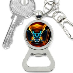 Duck-crazy-duck-abstract Bottle Opener Key Chain