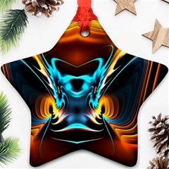 Duck-crazy-duck-abstract Star Ornament (two Sides)