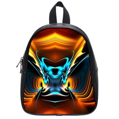 Duck-crazy-duck-abstract School Bag (small) by Jancukart