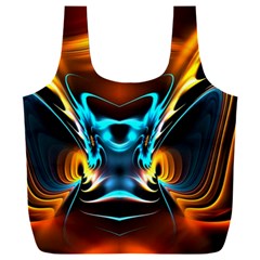 Duck-crazy-duck-abstract Full Print Recycle Bag (xxxl) by Jancukart