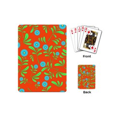 Background-texture-seamless-flowers Playing Cards Single Design (mini)