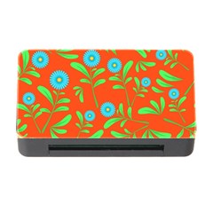 Background-texture-seamless-flowers Memory Card Reader With Cf