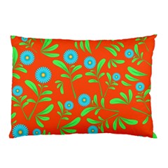 Background-texture-seamless-flowers Pillow Case (two Sides)