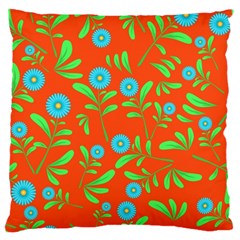 Background-texture-seamless-flowers Standard Flano Cushion Case (one Side)