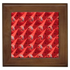 Sculpture-art-traffic-cones-plastic Framed Tile by Jancukart