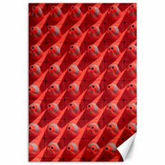 Sculpture-art-traffic-cones-plastic Canvas 12  X 18 