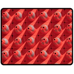 Sculpture-art-traffic-cones-plastic Double Sided Fleece Blanket (medium) 