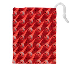 Sculpture-art-traffic-cones-plastic Drawstring Pouch (4xl) by Jancukart