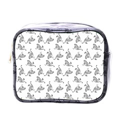 Robot Dog Drawing Motif Pattern Mini Toiletries Bag (one Side)