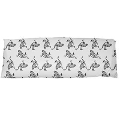 Robot Dog Drawing Motif Pattern Body Pillow Case (dakimakura) by dflcprintsclothing