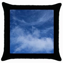 Sky Wishes  Throw Pillow Case (black) by HoneySuckleDesign