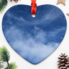 Sky Wishes  Heart Ornament (two Sides)