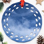 Sky Wishes  Ornament (Round Filigree) Front