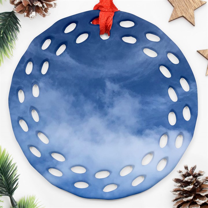 Sky Wishes  Ornament (Round Filigree)