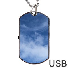 Sky Wishes  Dog Tag Usb Flash (one Side) by HoneySuckleDesign