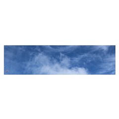 Sky Wishes  Oblong Satin Scarf (16  X 60 ) by HoneySuckleDesign