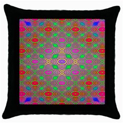 Rippled Magic Throw Pillow Case (black) by Thespacecampers