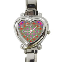 Rippled Magic Heart Italian Charm Watch by Thespacecampers