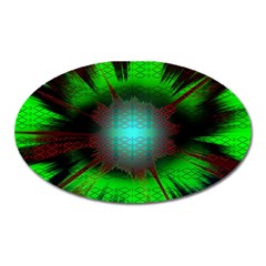 Eye To The Soul Oval Magnet by Thespacecampers