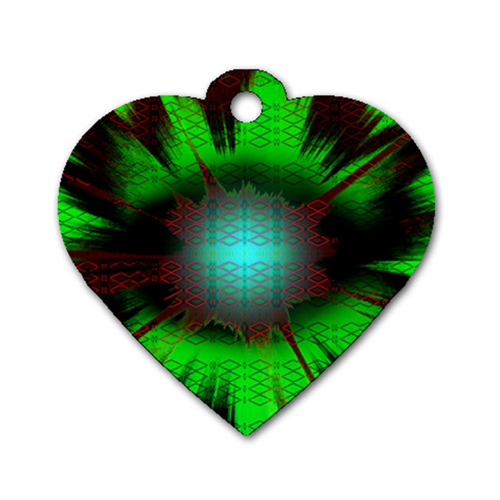 Eye To The Soul Dog Tag Heart (Two Sides)