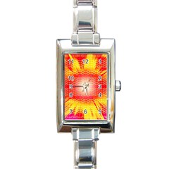 Soul To The Eye Rectangle Italian Charm Watch