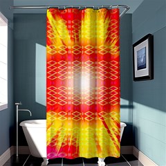 Soul To The Eye Shower Curtain 36  X 72  (stall)  by Thespacecampers