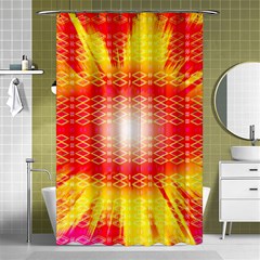 Soul To The Eye Shower Curtain 48  X 72  (small)  by Thespacecampers