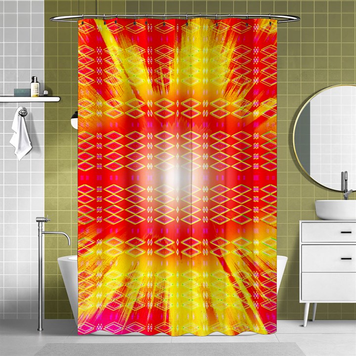 Soul To The Eye Shower Curtain 48  x 72  (Small) 