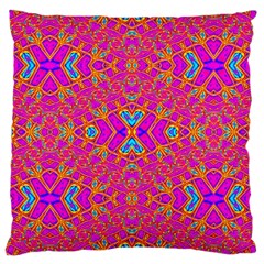 Pink Vacation Large Cushion Case (two Sides) by Thespacecampers