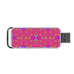 Pink Vacation Portable Usb Flash (two Sides) by Thespacecampers