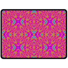 Pink Vacation Double Sided Fleece Blanket (large)  by Thespacecampers