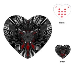 Abstract-artwork-art-fractal Playing Cards Single Design (heart)