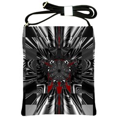 Abstract-artwork-art-fractal Shoulder Sling Bag