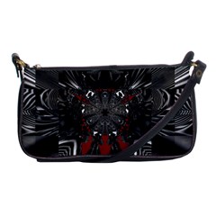 Abstract-artwork-art-fractal Shoulder Clutch Bag by Sudhe