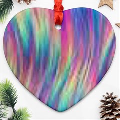 Rainbow Effect Cbdoilprincess  Ornament (heart)