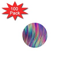 Rainbow Effect Cbdoilprincess  1  Mini Buttons (100 Pack)  by CBDOilPrincess1