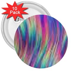 Rainbow Effect Cbdoilprincess  3  Buttons (10 Pack)  by CBDOilPrincess1