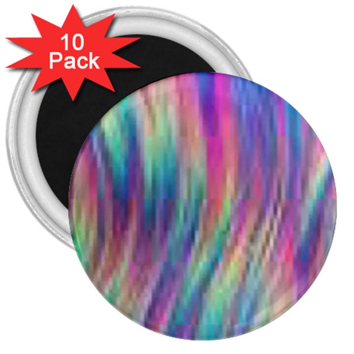 Rainbow Effect CBDOilPrincess  3  Magnets (10 pack) 