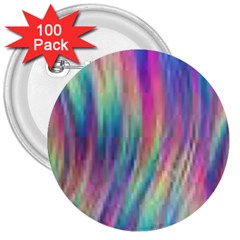 Rainbow Effect Cbdoilprincess  3  Buttons (100 Pack)  by CBDOilPrincess1