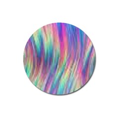 Rainbow Effect Cbdoilprincess  Magnet 3  (round) by CBDOilPrincess1