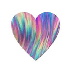 Rainbow Effect Cbdoilprincess  Heart Magnet by CBDOilPrincess1