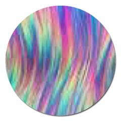 Rainbow Effect Cbdoilprincess  Magnet 5  (round) by CBDOilPrincess1