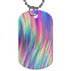 Rainbow Effect Cbdoilprincess  Dog Tag (one Side) by CBDOilPrincess1