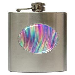 Rainbow Effect Cbdoilprincess  Hip Flask (6 Oz) by CBDOilPrincess1