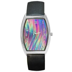 Rainbow Effect Cbdoilprincess  Barrel Style Metal Watch by CBDOilPrincess1