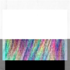 Rainbow Effect Cbdoilprincess  Rectangular Jigsaw Puzzl by CBDOilPrincess1