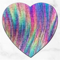 Rainbow Effect Cbdoilprincess  Jigsaw Puzzle (heart) by CBDOilPrincess1