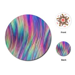 Rainbow Effect Cbdoilprincess  Playing Cards Single Design (round)