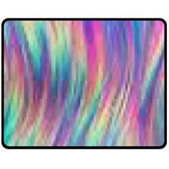 Rainbow Effect Cbdoilprincess  Fleece Blanket (medium)  by CBDOilPrincess1