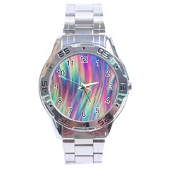 Rainbow Effect Cbdoilprincess  Stainless Steel Analogue Watch by CBDOilPrincess1